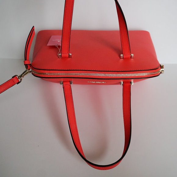 Kate Spade Maise M Satchel Leather Bag Spot Light - Picture 9 of 13